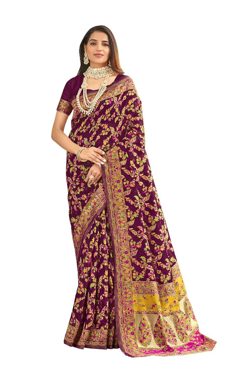 Vasthrlay Kashmiri Pashmina Heritage Pista Ethnic Wear