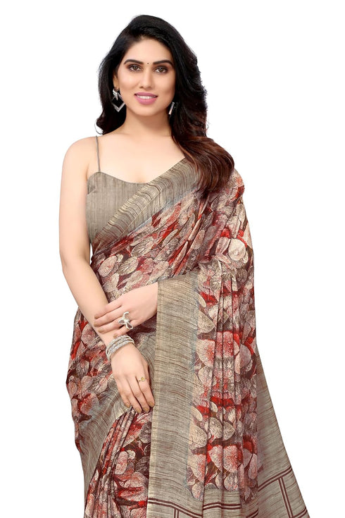 Vasthrlay Fashion Chiffon Dusty Turquoise Ethnic Wear