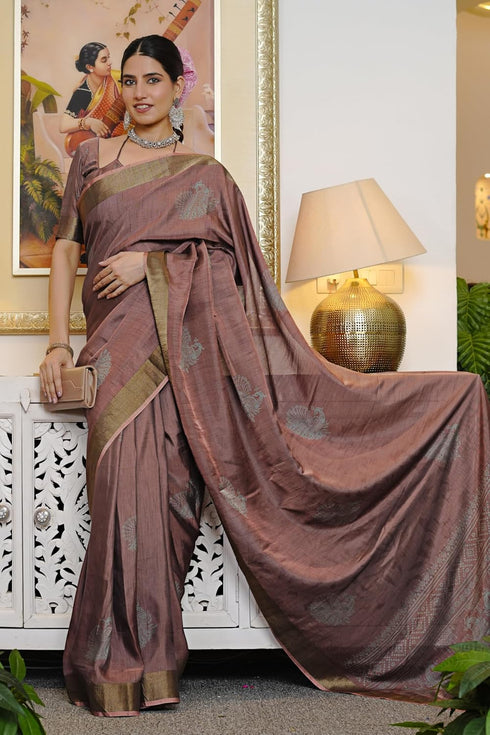 Vasthrlay Fashion Peacock Printed Ethnic Wear