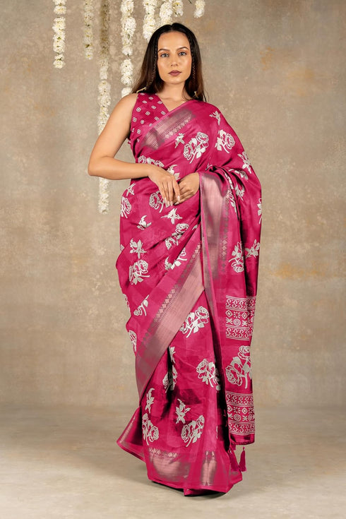 Vasthrlay Fashion Kalamkari Printed Ethnic Wear