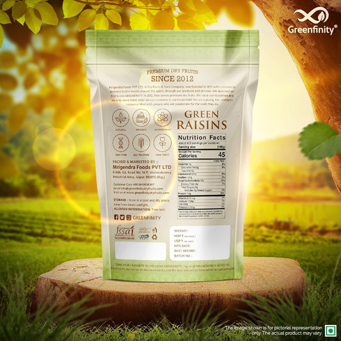 GreenFinity Premium Seedless Green Raisins