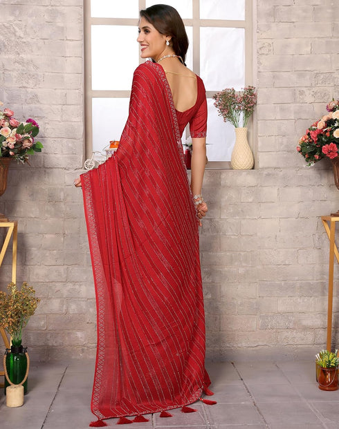 Vasthrlay Chiffon Material Az Ys Swarna Ethnic Wear