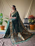 Vasthrlay Kanjivaram Banarasi Jacquard Unstitched Saree