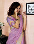 Vasthrlay Womens Printed Unstitched Dark Green Saree