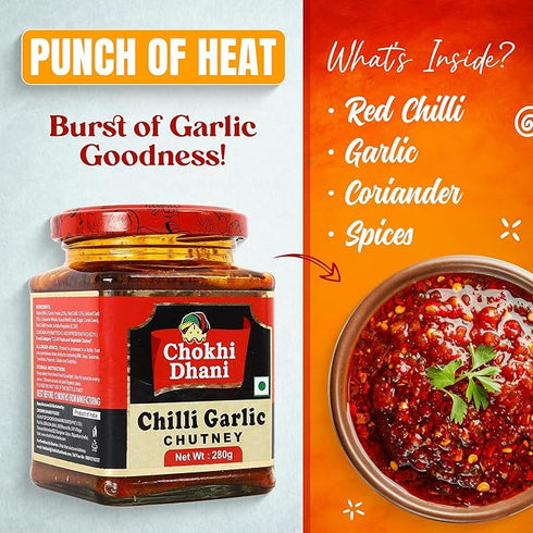 Chokhi Dhani Chilli Garlic Chutney
