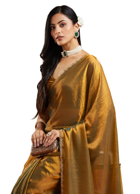 Vasthrlay Border Unstitched Saree