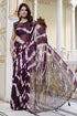 Vasthrlay Fashion Georgette Geometric Printed Ethnic Wear