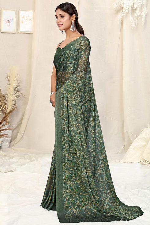 Vasthrlay Fashion Chiffon Printed Ethnic Wear