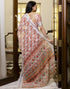Vasthrlay Womens Cotton Unstitched Teal Saree