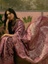 Vasthrlay Banarasi Weaving Unstitched Teal Saree