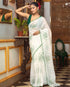 Vasthrlay Blue Unstitched Saree