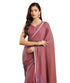 Vasthrlay Lavender Border Unstitched Saree