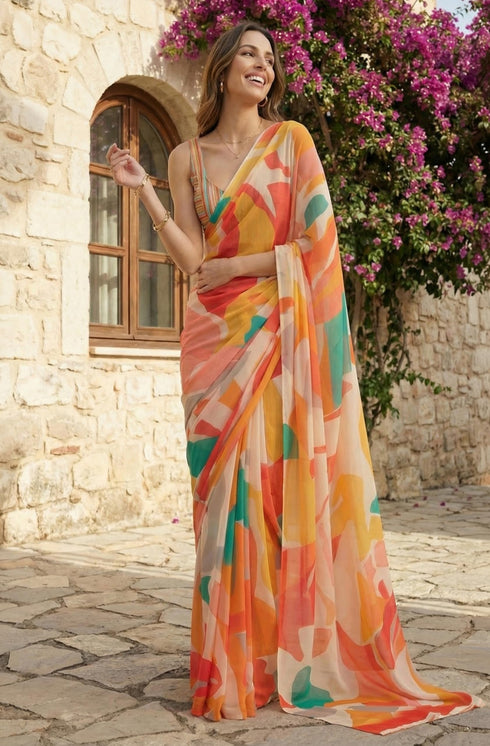 Vasthrlay Georgette Saree