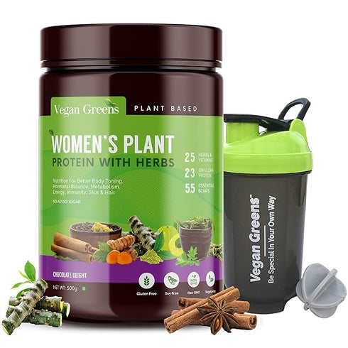 Vegan Greens Women Plant Protein For Hormonal Balance