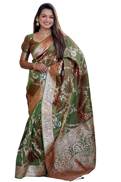 Vasthrlay Kanjivaram Blouse Purple Ethnic Wear