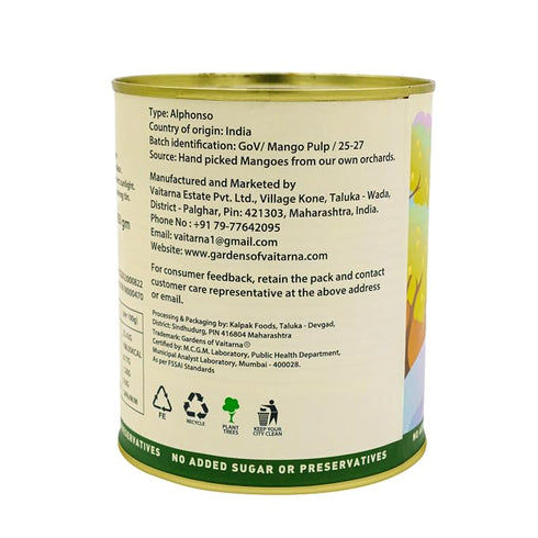 Gardens of Vaitarna Alphonso Mango Pulp