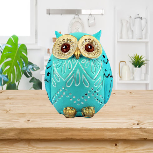 Owl Figurines Tabletop Statues and Figurines for Desktop Book Shelf Decor