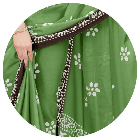 Vasthrlay Fashion Chiffon Printed Parrot Ethnic Wear