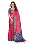 Vasthrlay Gold Banarasi Unstitched Saree