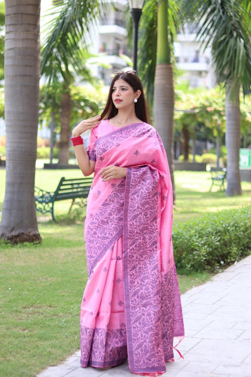 Vasthrlay Tussar Handloom Saree