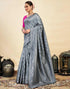Vasthrlay Banarasi Unstitched Saree