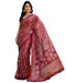 Vasthrlay Bandhani Printed Unstitched Wine Saree