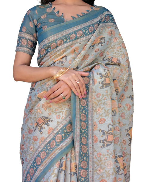 Vasthrlay Handloom Printed Saree