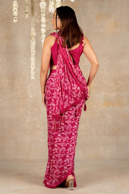 Vasthrlay Fashion Chiffon Printed Ethnic Wear