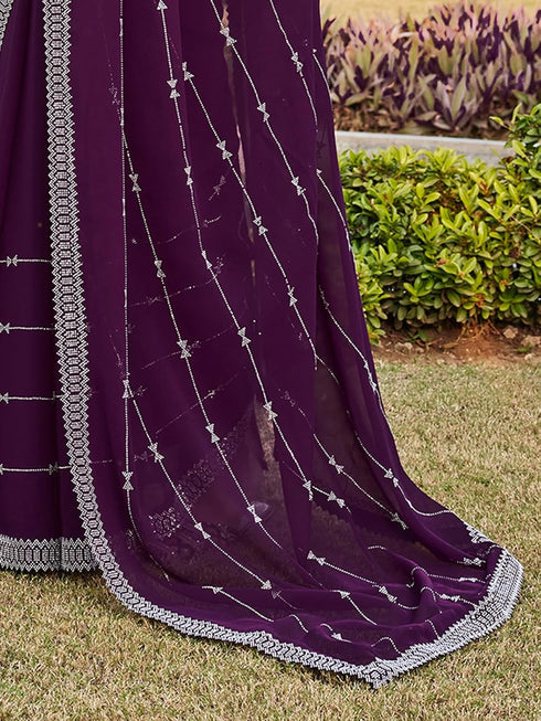 Vasthrlay Paithani Weaving Green Saree