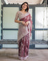 Vasthrlay Floral Prints Tasseled Saree