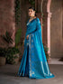 Vasthrlay Women's Kanjivaram Silk Unstitched Saree