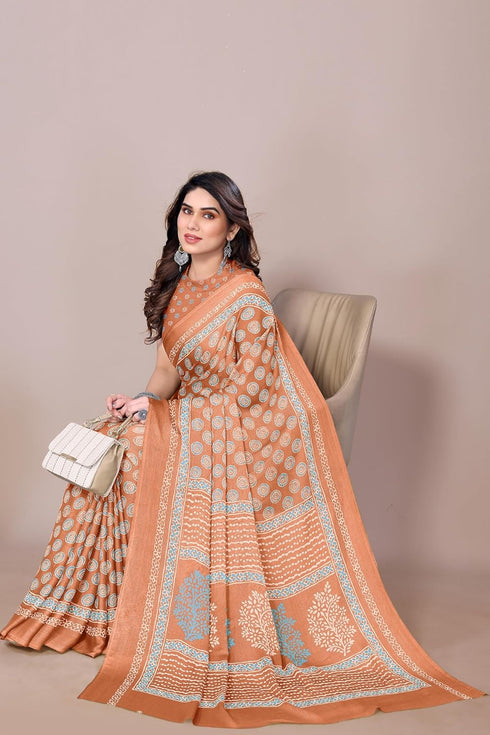 Vasthrlay Fashion Chiffon Printed Ethnic Wear