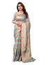 VasthrlayJacquard Unstitched Maharani Pista Free Ethnic Wear