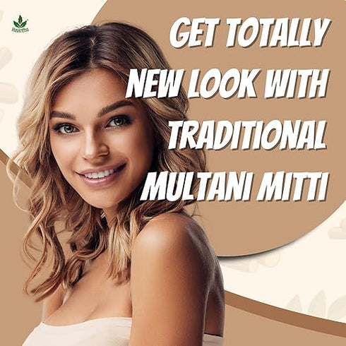 Havintha - Natural Multani Mitti Powder Jar - for Face & Skin