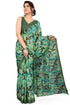 Vasthrlay Fashion Georgette Geometric Green Ethnic Wear
