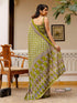 Vasthrlay Womens Printed Unstitched Red Saree