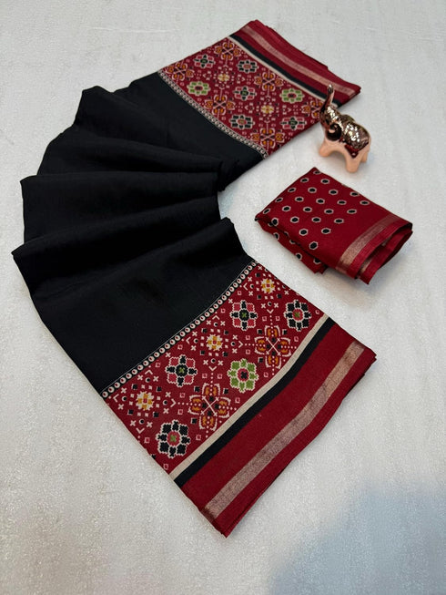 Vasthrlay Tussar Beautiful Printed