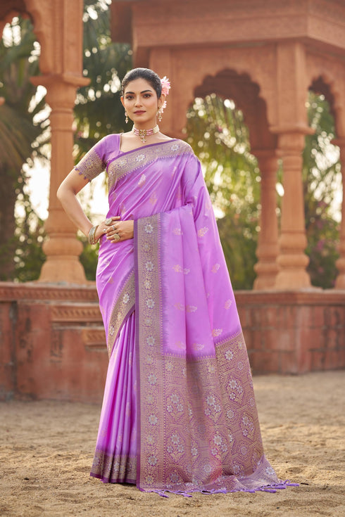 Vasthrlay Kanjivaram Unstitched Saree