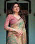 Vasthrlay Cotton Handloom Tassels Saree