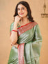 Vasthrlay Handloom Unstitched Beigered Ethnic Wear