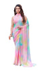 Vasthrlay Georgette Sequence White Ethnic Wear