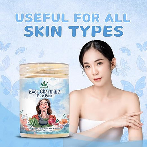 Havintha - Natural Evercharming Face Pack Jar - for Glowing Skin