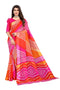 Vasthrlay Printed Rashmika Pink Free Ethnic Wear