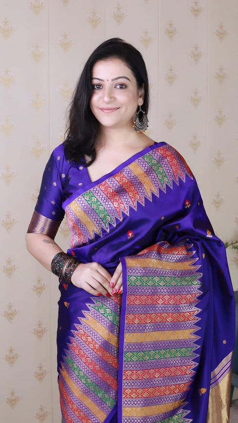 Vasthrlay Kanjivaram Handloom Kashmiri Ethnic Wear