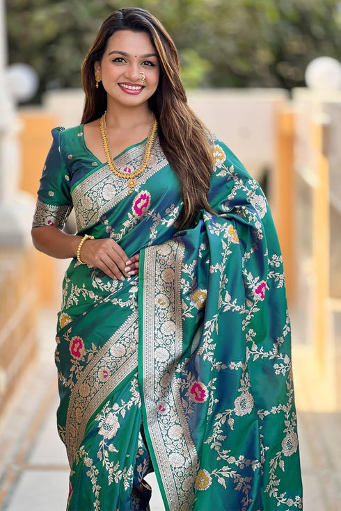 Vasthrlay Kanjivaram Blouse Purple Ethnic Wear