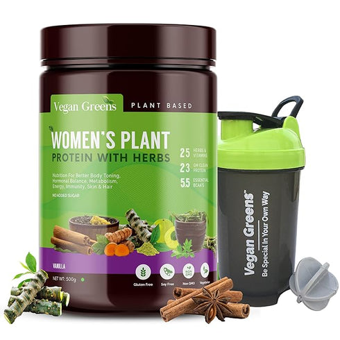Vegan Greens Women Plant Protein For Hormonal Balance