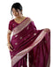 Vasthrlay Banarasi Weaving Unstitched Blue Saree