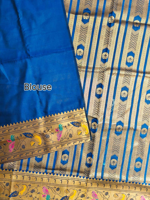 Vasthrlay Kanjivaram Paithani Weaving