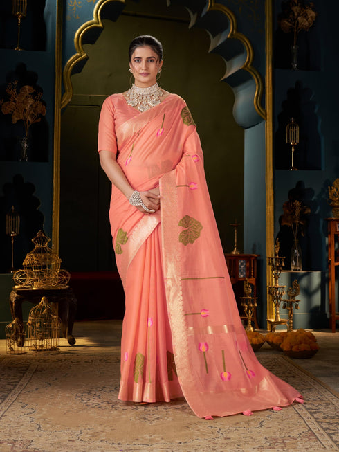 Vasthrlay Cotton Wedding Saree
