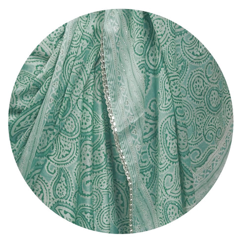 Vasthrlay Fashion Chiffon Paisley Printed Ethnic Wear
